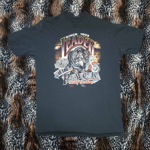 1990s 3D Emblem Harley Davidson shirt