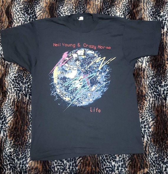 Neil Young and Crazy Horse vintage tour shirt