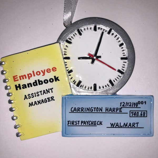 First Job Ornament Etsy