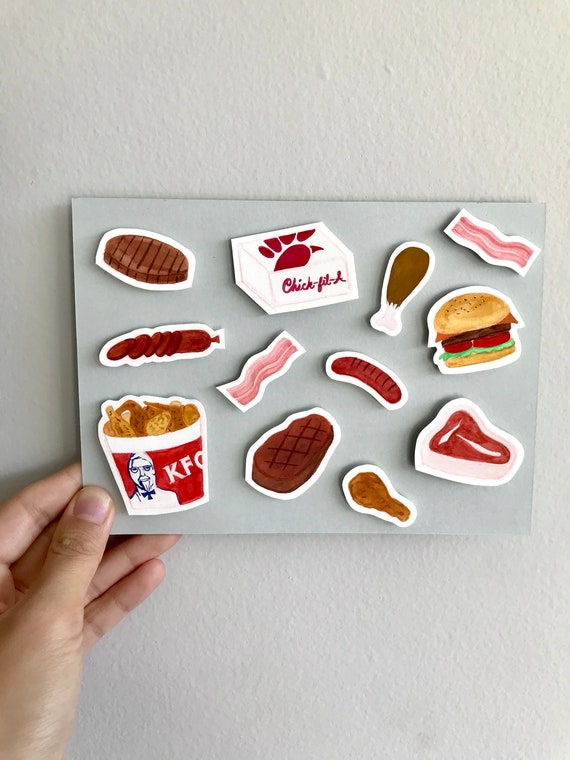 Rotes Fleisch Fasten essen KFC Steak Burger Original ...