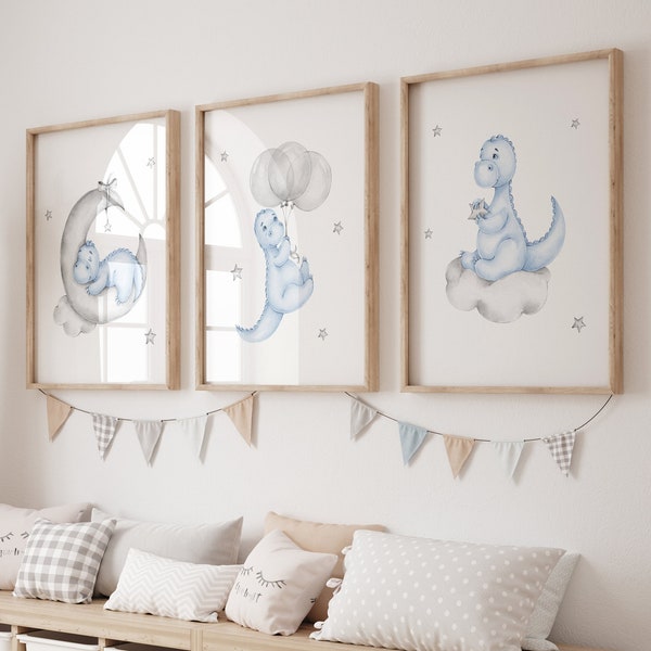 Blue Grey Nursery Etsy