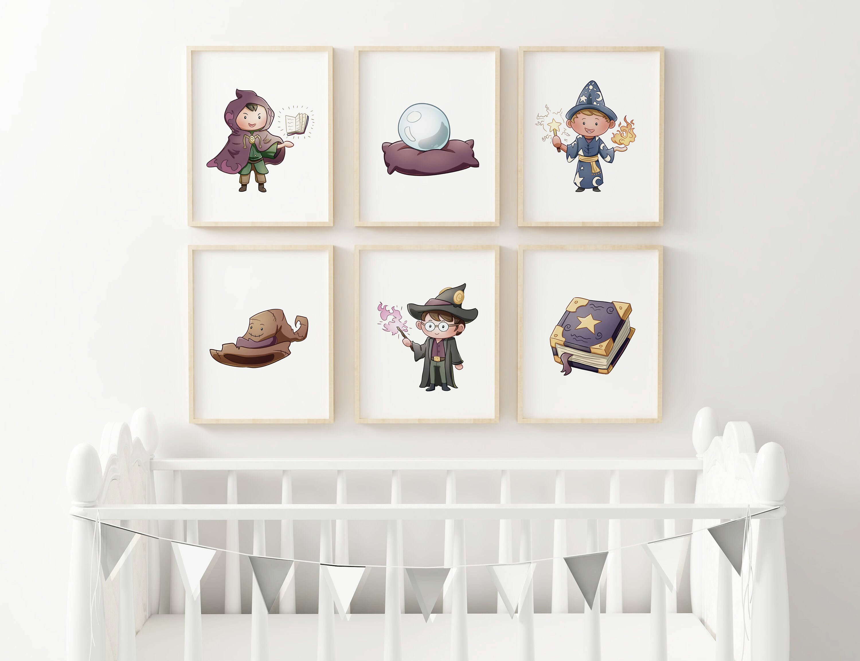 Wizard Print Wizard Poster Nursery Wall Art Magic Nursery - Etsy