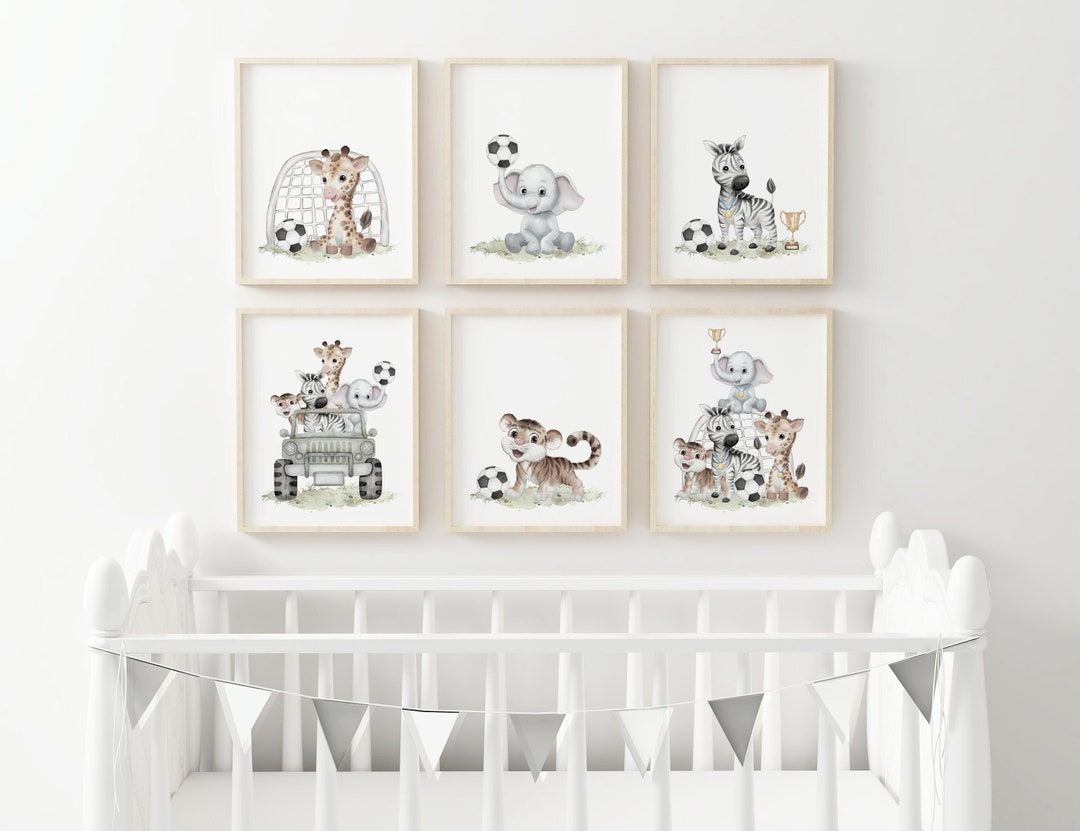 Football Nursery Print, Nursery Sport Poster,soccer Nursery Sport Print