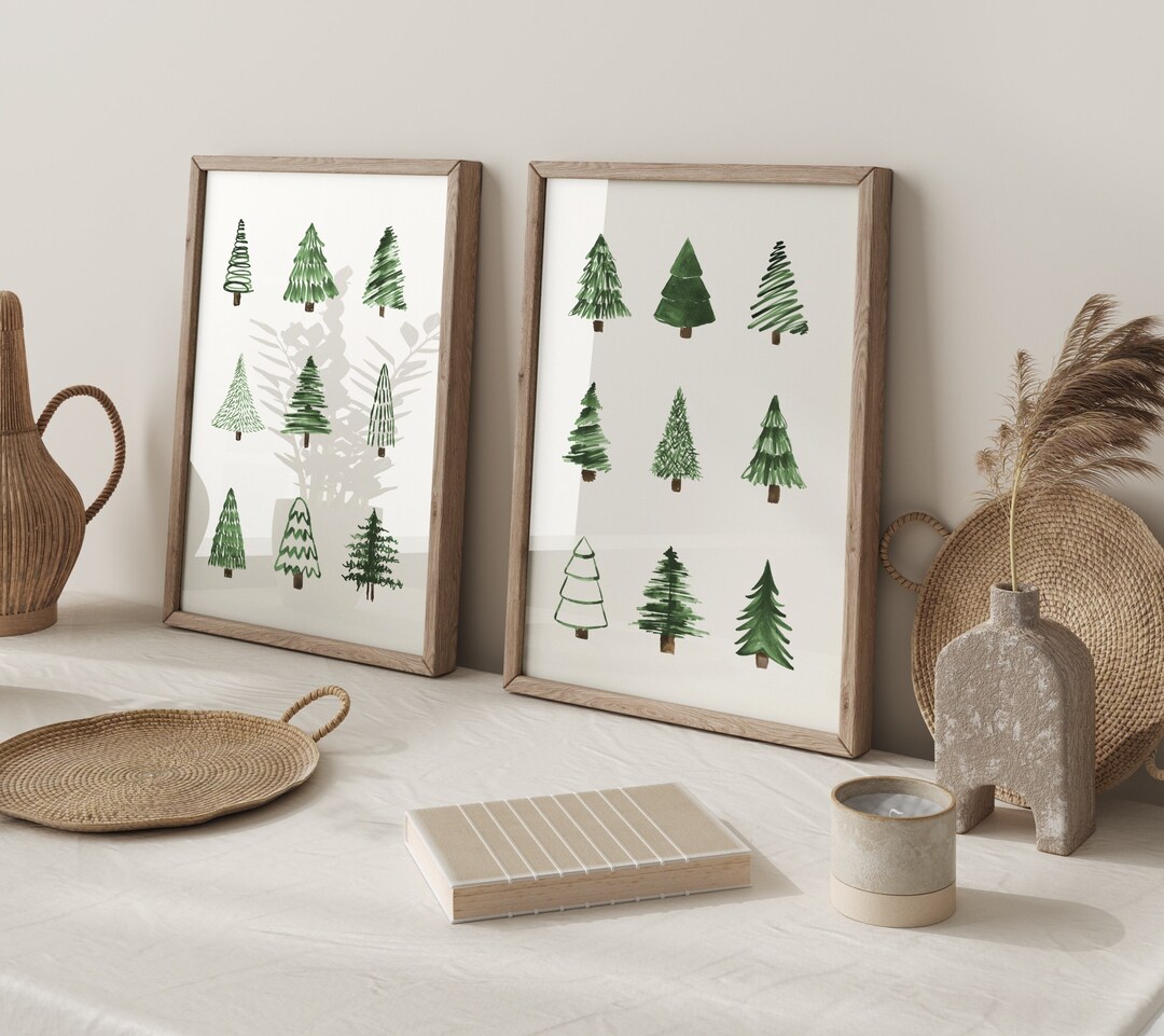 Christmas Print, Christmas Trees Print, Christmas Sign, Christmas Decor