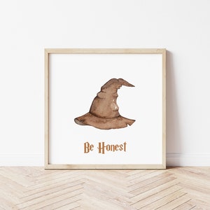 Wizard Poster, Wizard Print, Wizarding Nursery Decor, Nursery Neutral ...