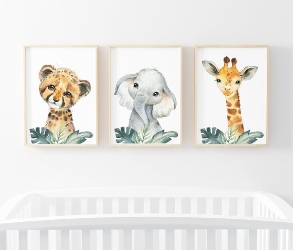 safari animals for nursery