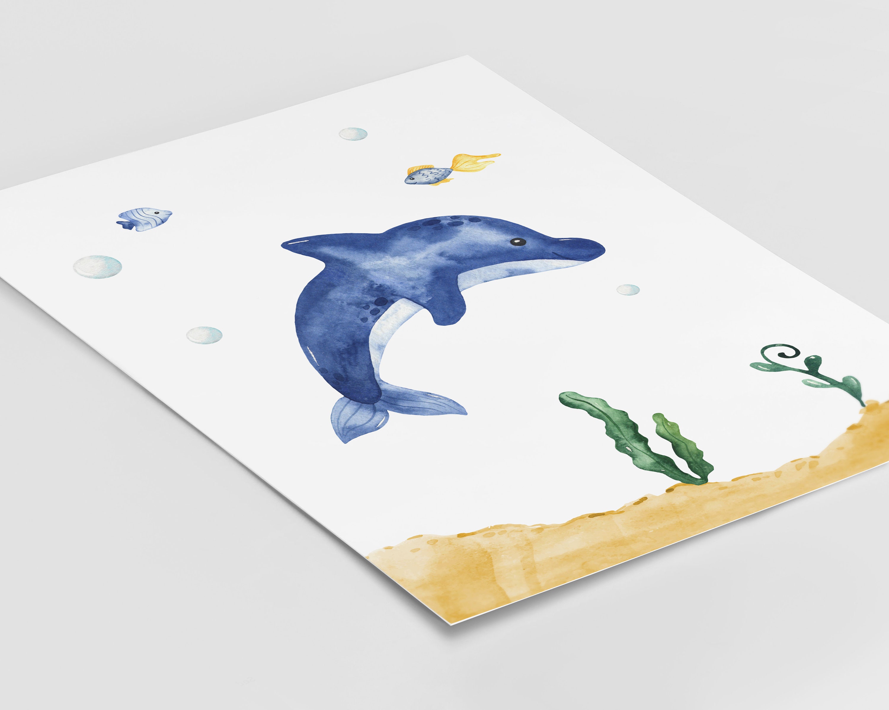 Watercolor Nautical Nursery Print Set Nursery Decor Boyunder | Etsy