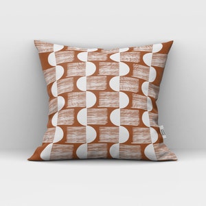 Stiallach Collective Cushion- Brown | Linen blend Cushion Cover| Ethical gift, housewarming gift, home decor
