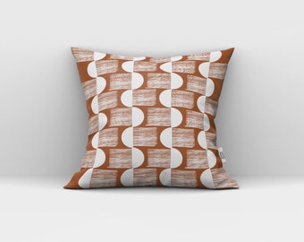 Stiallach Collective Cushion- Brown | Linen blend Cushion Cover| Ethical gift, housewarming gift, home decor