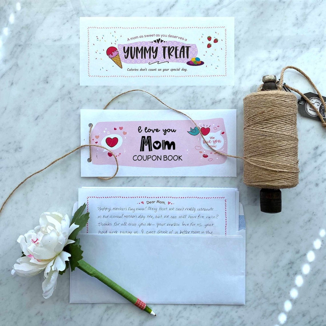Mom coupon book printable coupons DIY last minute gift for | Etsy