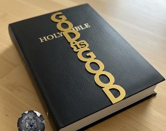 God is Good Metal Sign - Bad Dog Metalworks Religious Home Décor - Christianity Faith Baptism