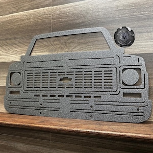 Chevy C10 Truck Front End Metal Art - Bad Dog Metalworks Home Decor - Man Cave Classic Truck Art- Vintage Chevy Trucks - Mechanic Gifts