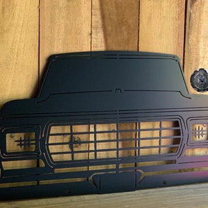 1979 Ford Pickup Truck Front End Metal Art - Bad Dog Metalworks Home Decor - Classic Truck Art - Man Cave Sign - Vintage Truck Themed Decor