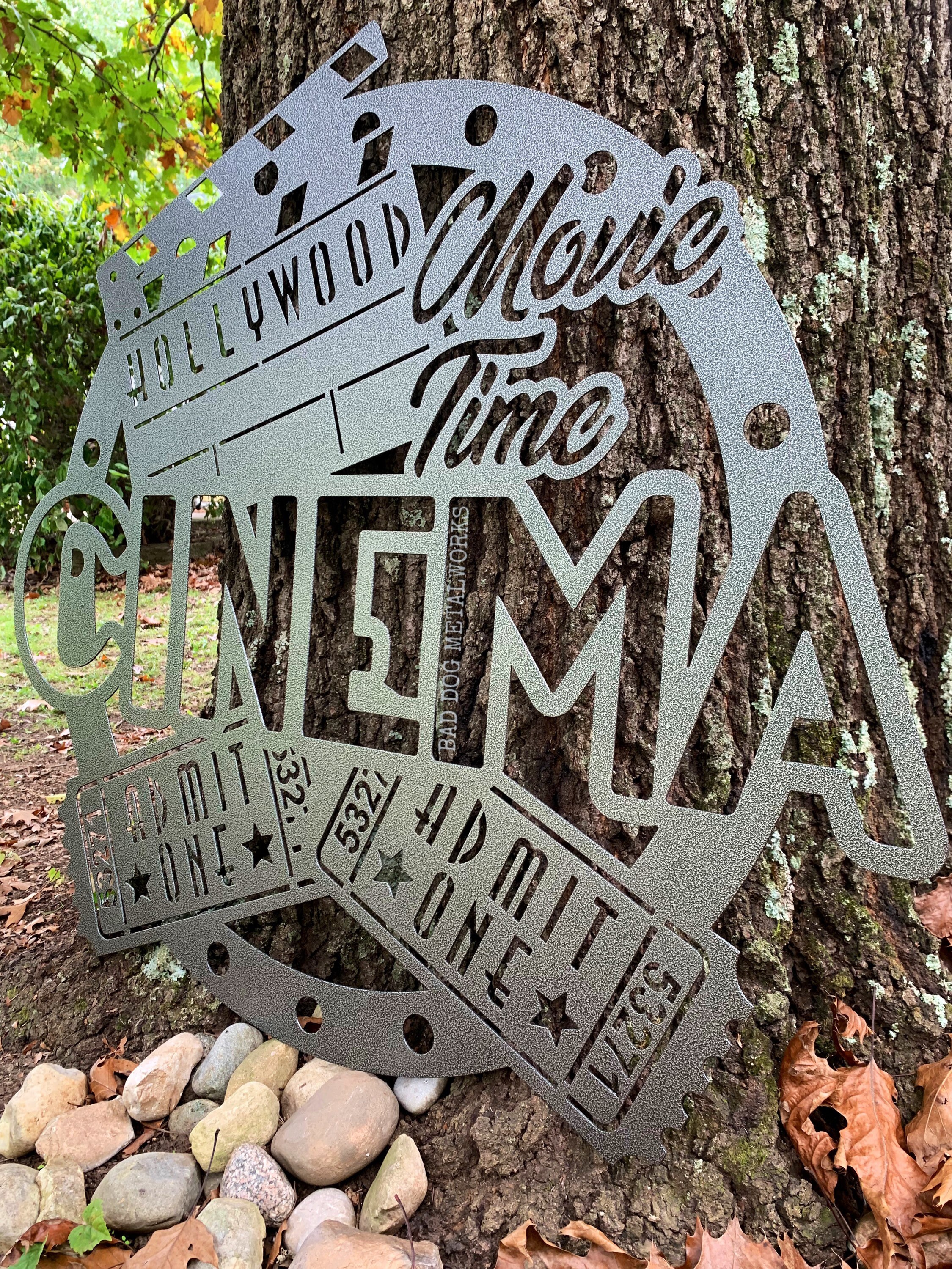 Ultimate Cinema Metal Home Theater Decor - Bad Dog Metalworks Home ...