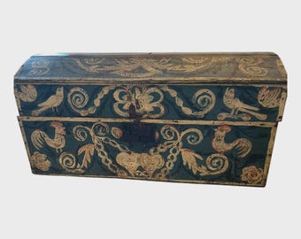 Large French Marriage Chest