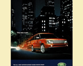 2005 Land Rover Range Rover Sport Magazine Ad  • Original 9x11 Print Ad
