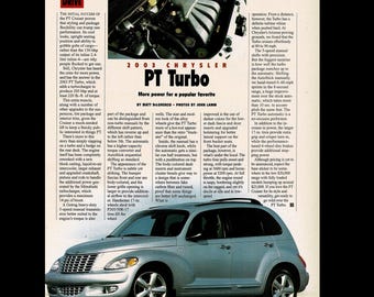 Chrysler PT Cruiser Turbo Original Magazine Road Test