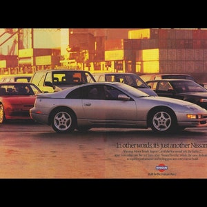1990 Nissan 300ZX Turbo Original Magazine Ad
