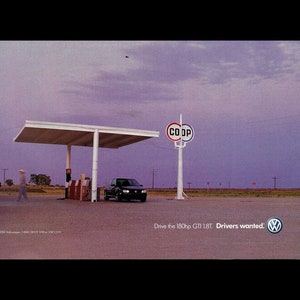 2001 VW Golf GTI Original Magazine Ad