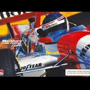 1996 Marlboro Motorsports CART Indy Car Racing Original Magazine Ad