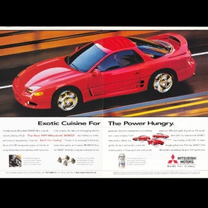 1997 Mitsubishi 3000GT Original Magazine Ad