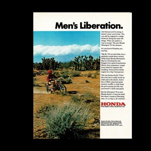 1970 Honda Dirt Bike Motorcycle Original Magazine Ad