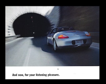 2001 Porsche Boxster Original Magazine Ad