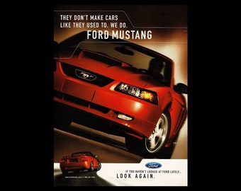 2004 Ford Mustang GT Original Magazine Ad