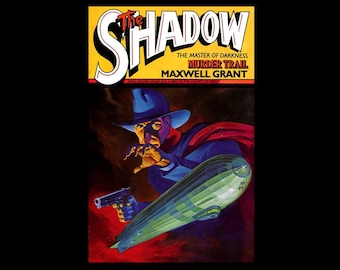 1940's Shadow Detective Pulp Magazine Cover Poster Print - Retro Pulp Magazine Art