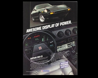 1983 Datsun 280ZX Original Magazine Ad