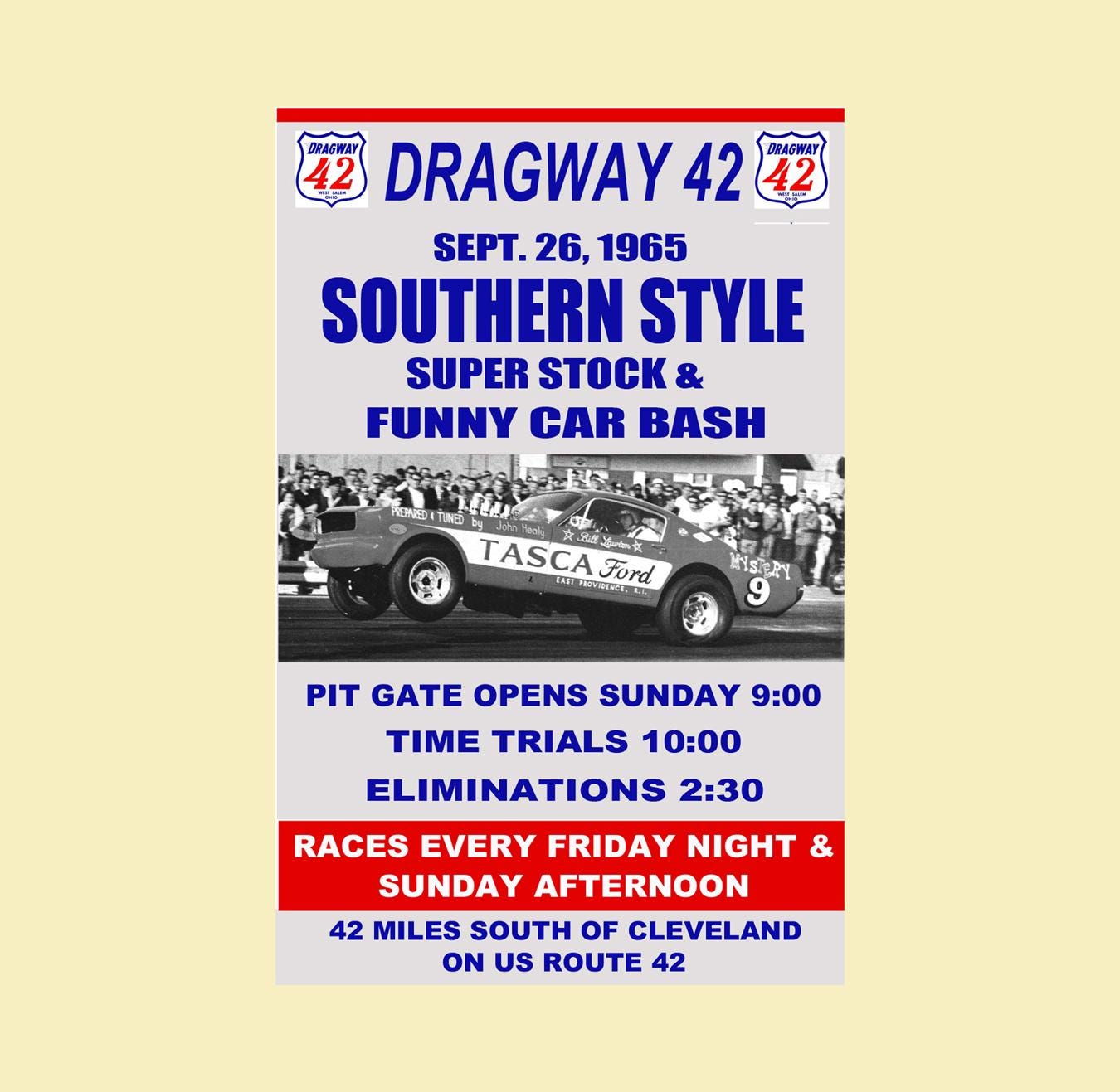 Vintage Drag Racing - Etsy