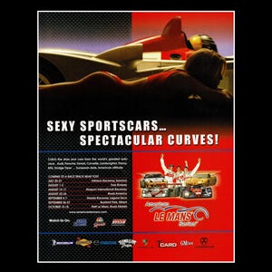 2003 American Le Mans Race Car Series Original Magazine Ad