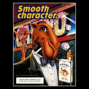 1989 Joe Camel Cigarettes Original Magazine Ad