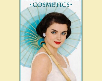 1950's Cosmetics & Beauty Poster : "Maison du Charme" Cosmetics • 11x17 Retro Style Poster Print