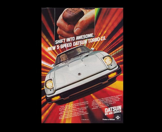 1983 Datsun 280ZX Original Magazine Ad - Etsy