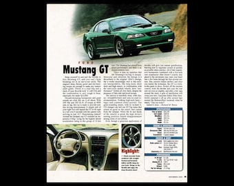 2002 Ford Mustang GT Original Magazine Mini Road Test