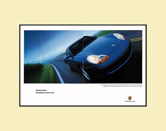 1998 Porsche 911 Original Magazine Ad • Original 8x11 Print Advertisement