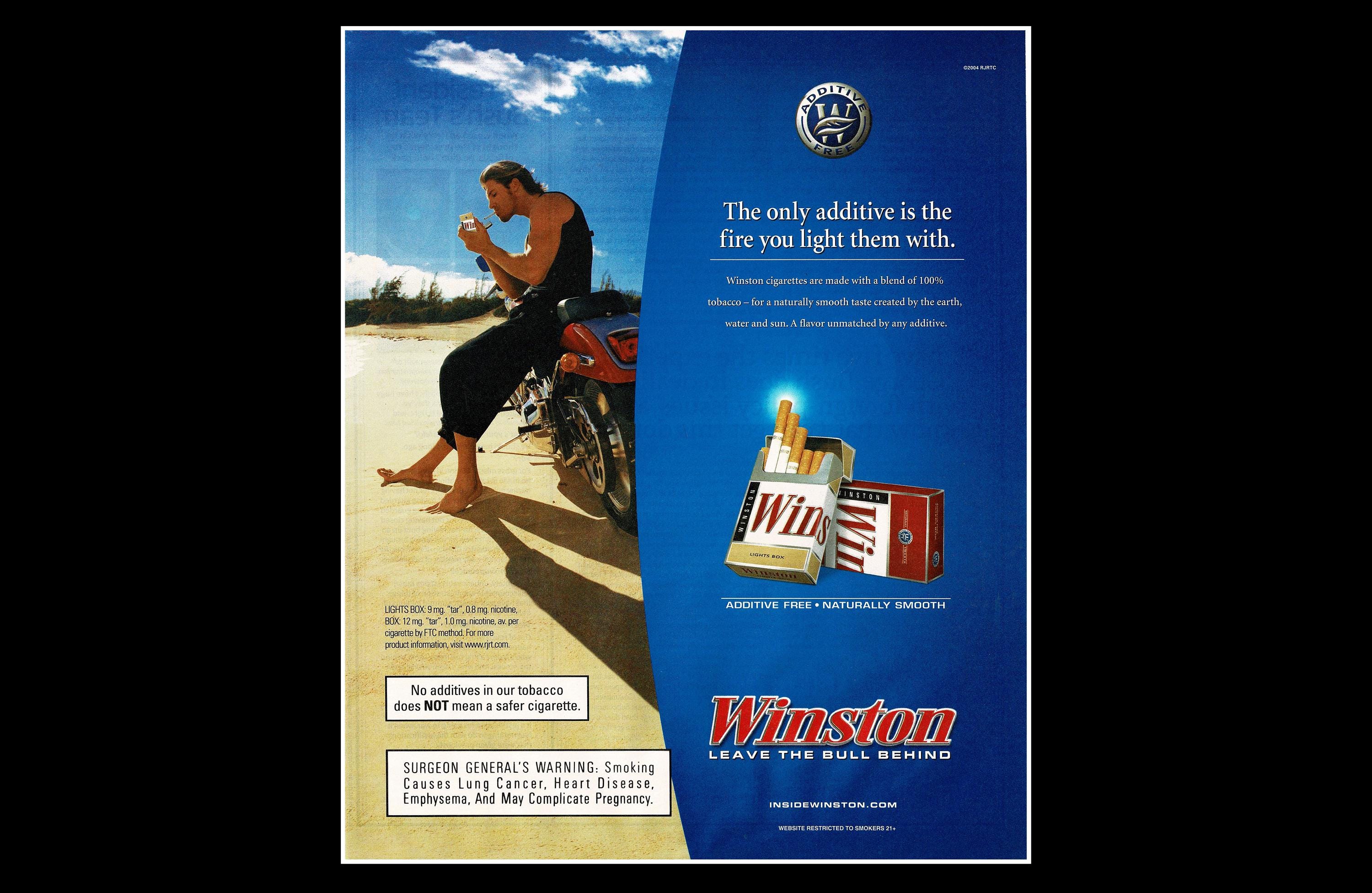 Winston Cigarettes Poster