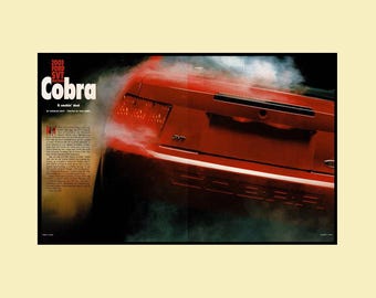 2003 Ford Mustang GT SVT Cobra Magazine Road Test • Original 9x11 Print Article