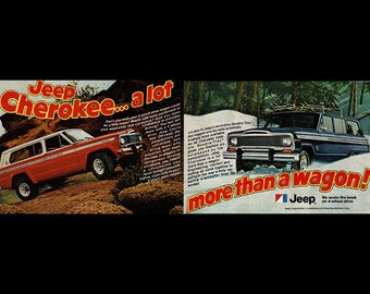 1978 Jeep Cherokee Original Magazine Ad