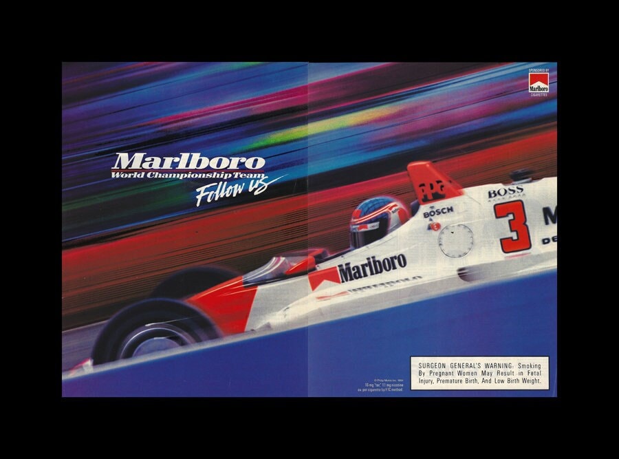 Advertisements 1994 Marlboro Motorsports CART Indy Car Racing Original ...