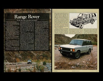 1987 Range Rover Original Magazine Road Test