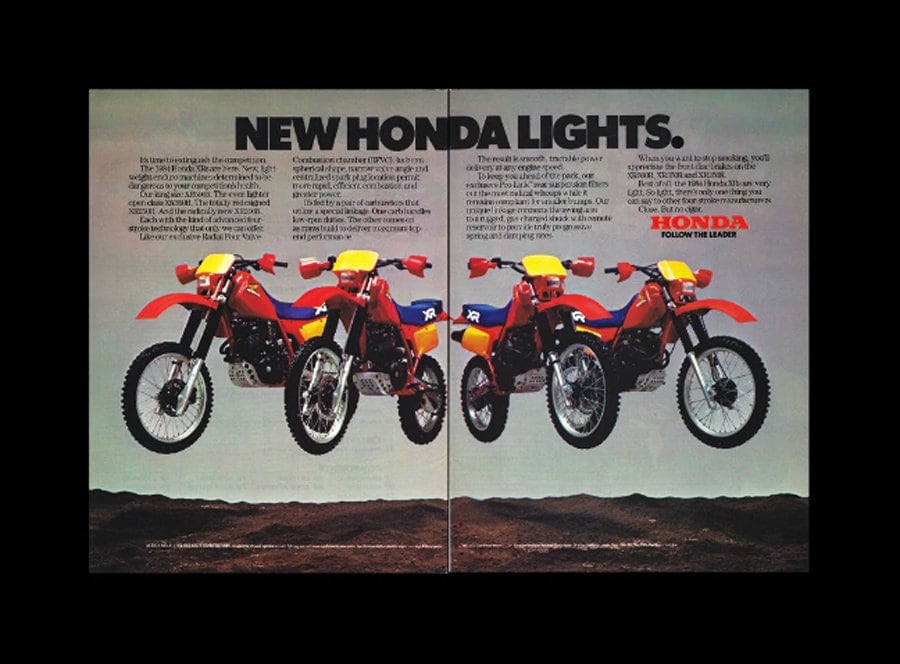 1984 honda dirt bike deals