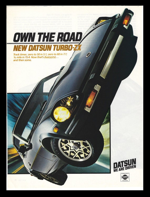 DAICE ポスター 1981 Datsun 280ZX Original Magazine Ad - Etsy
