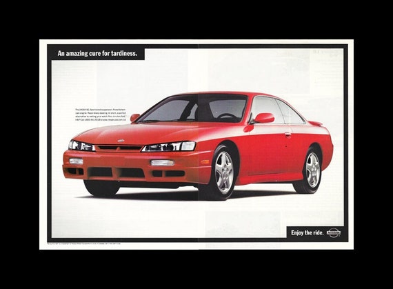 1997 Nissan 240sx Se Original Retro Magazine Ad Etsy