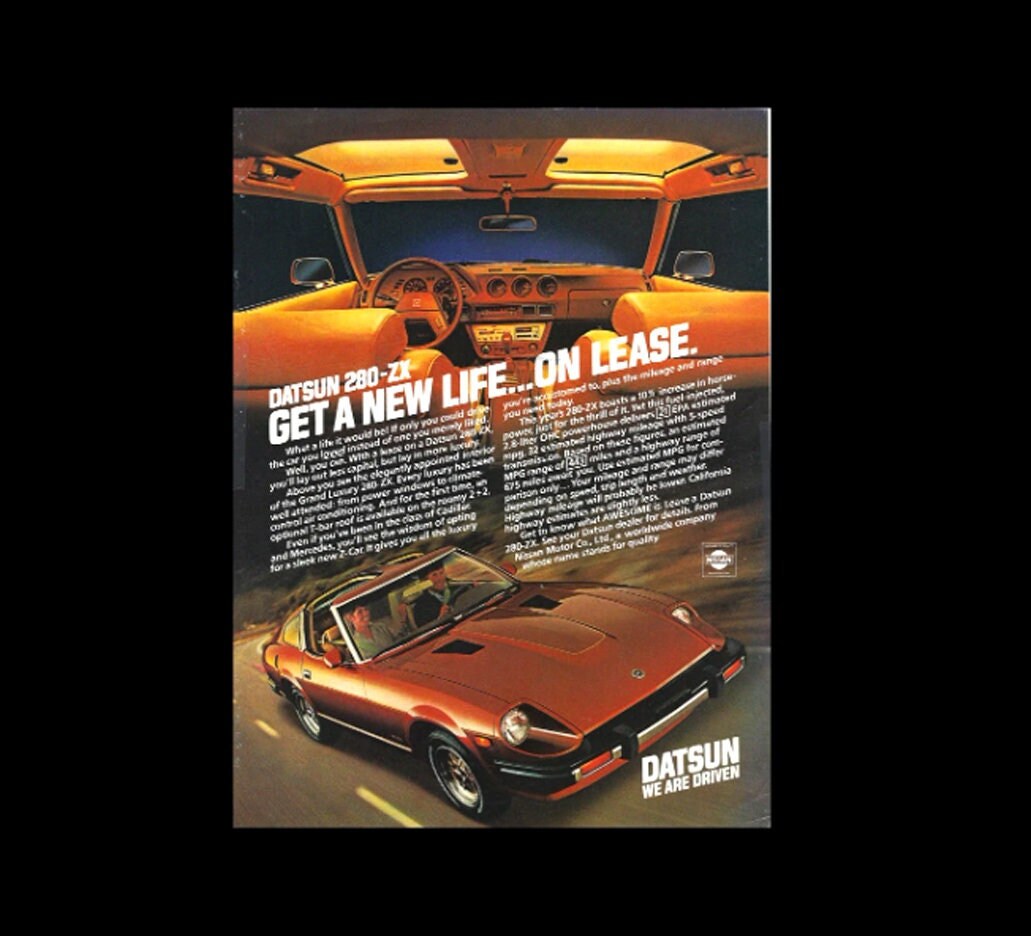 1981 Datsun 280ZX Original Magazine Ad - Etsy