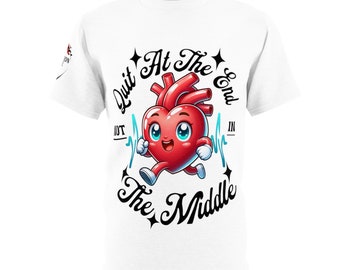 Camiseta gráfica inspirada en Kobe: 'Renuncia al final, no a la mitad