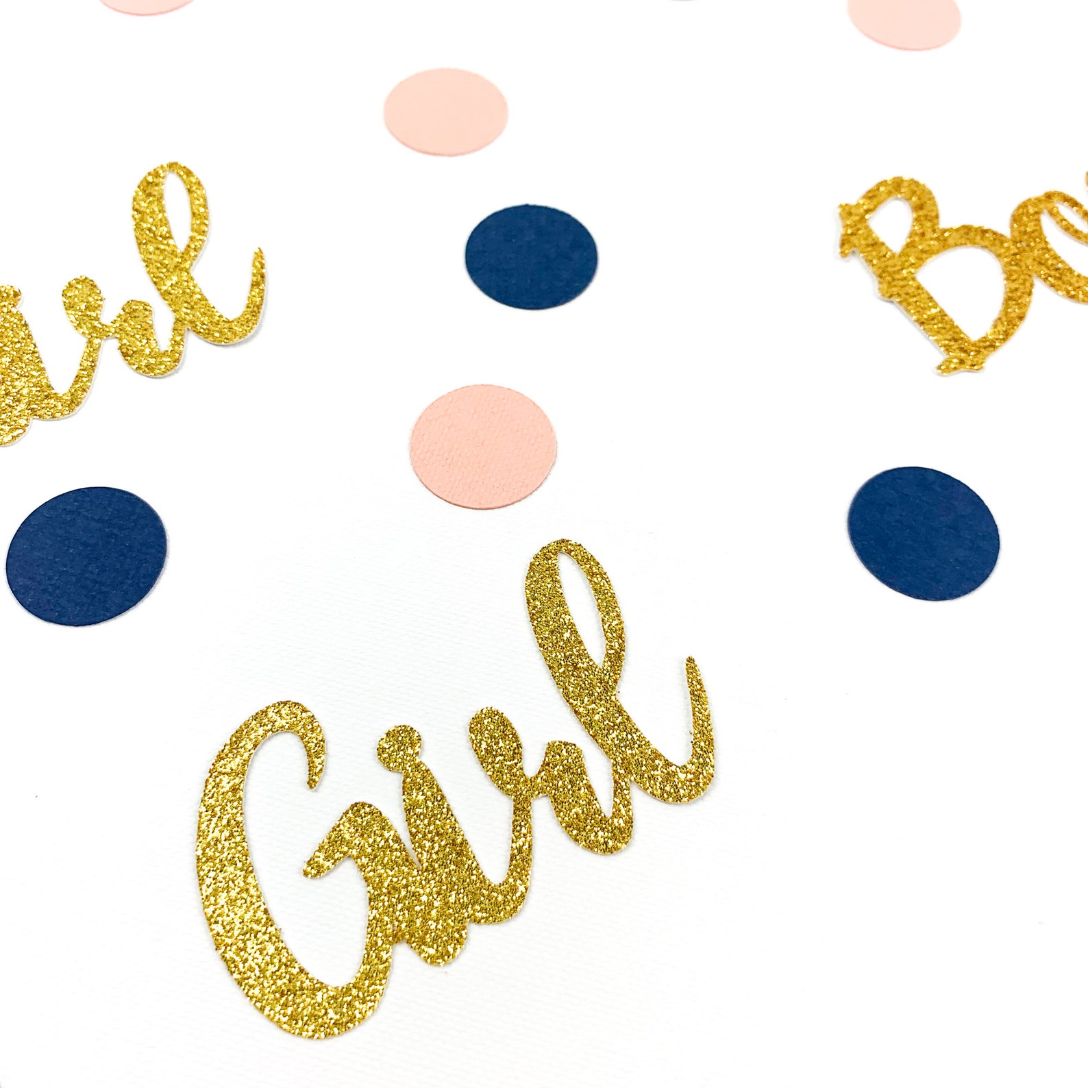 Gender Reveal Confetti. Boy and Girl Confetti. Table Decor for Etsy