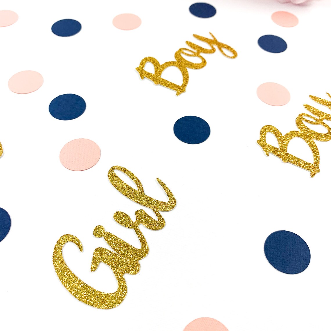 Gender Reveal Confetti. Boy and Girl Confetti. Table Decor for Etsy