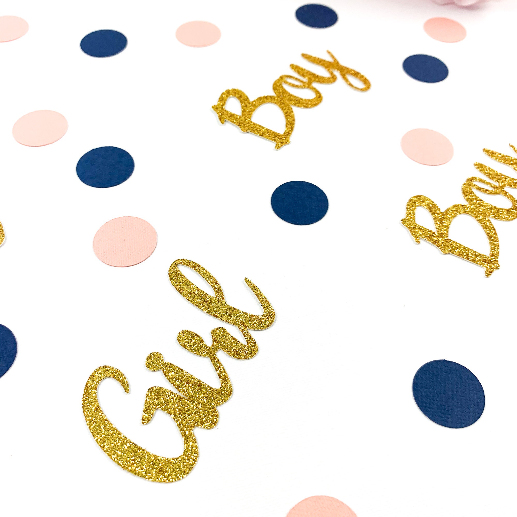 Gender Reveal Confetti. Boy and Girl Confetti. Table Decor for | Etsy